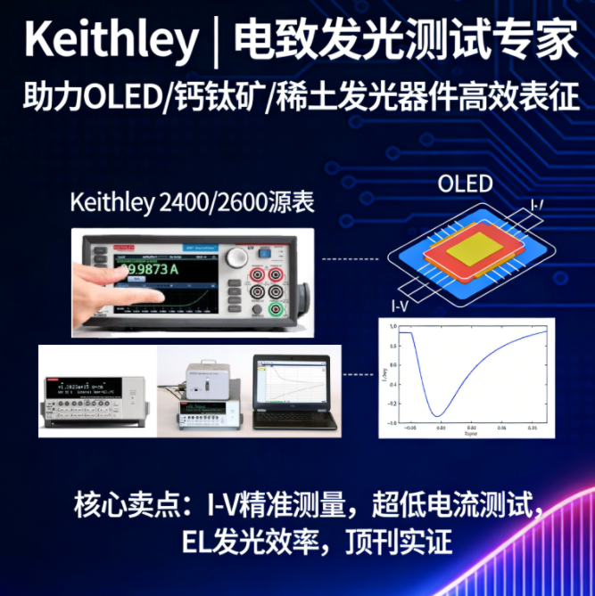 Keithley在电致发光中的应用