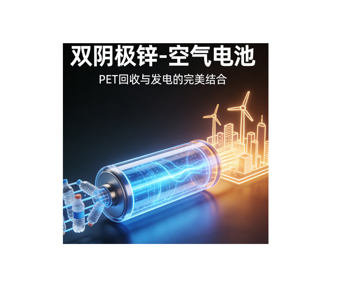 一电双效！湖南师大团队 Nature 子刊发布双阴极锌 - 空气电池：同步高效发电 + PET 塑料升级回收